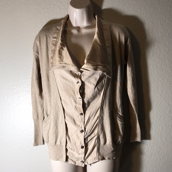 Simply Vera Vera Wang combo button up cardigan - Picture 2 of 5